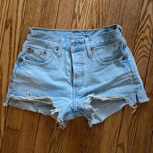 Levi's 501 Cutoff Shorts with Button Fly
